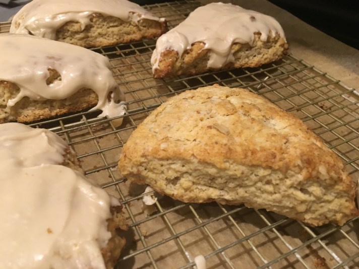 Maple Pecan Oatmeal Scones
