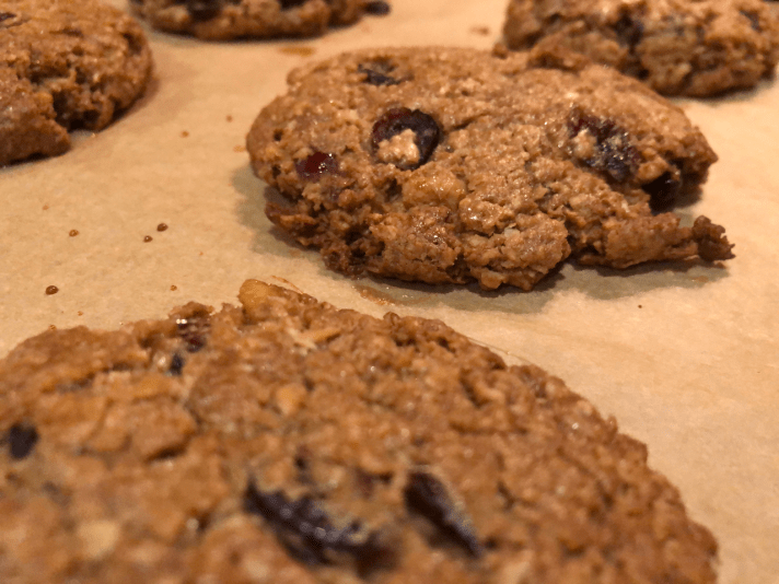 GF Oatmeal Craisin Cookies